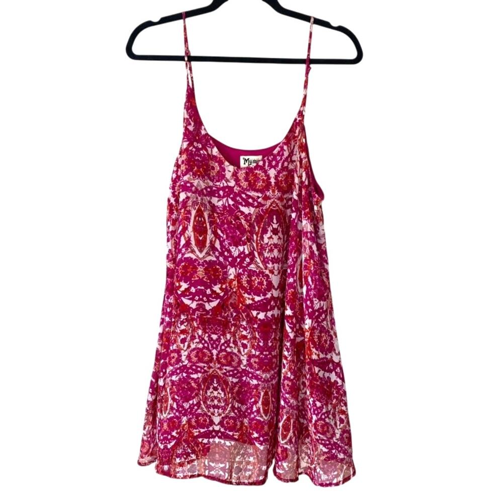 Show Me Your Mumu Pomegranate Turlington Circus Mini Dress Boho Size Large